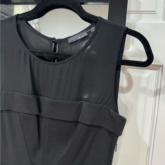 Mesh pedlum tank top black size small - Picture 3 of 8